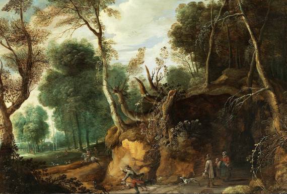 Hunters in a Landacape