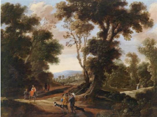 A Hunting Party in the Forêt de Soignes