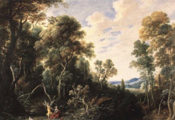 The Angel Appearing to Hagar and Ishmael in the Wilderness