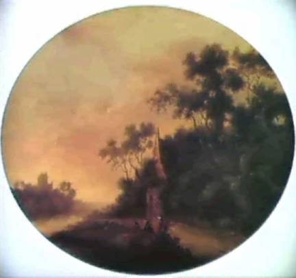 River Landscape in the Evening