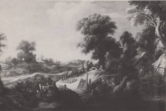 Flemish Wooded Hilly Landscape in Summer