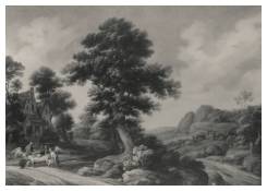 paintings CB:8019 Landscape with Sitting Angels