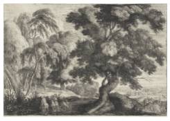 Landscape with Two Deers