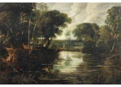 Work 8082: A River Landscape with a Shepherd in the Distance